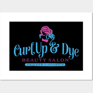 Curl Up & Dye Beauty Salon Posters and Art